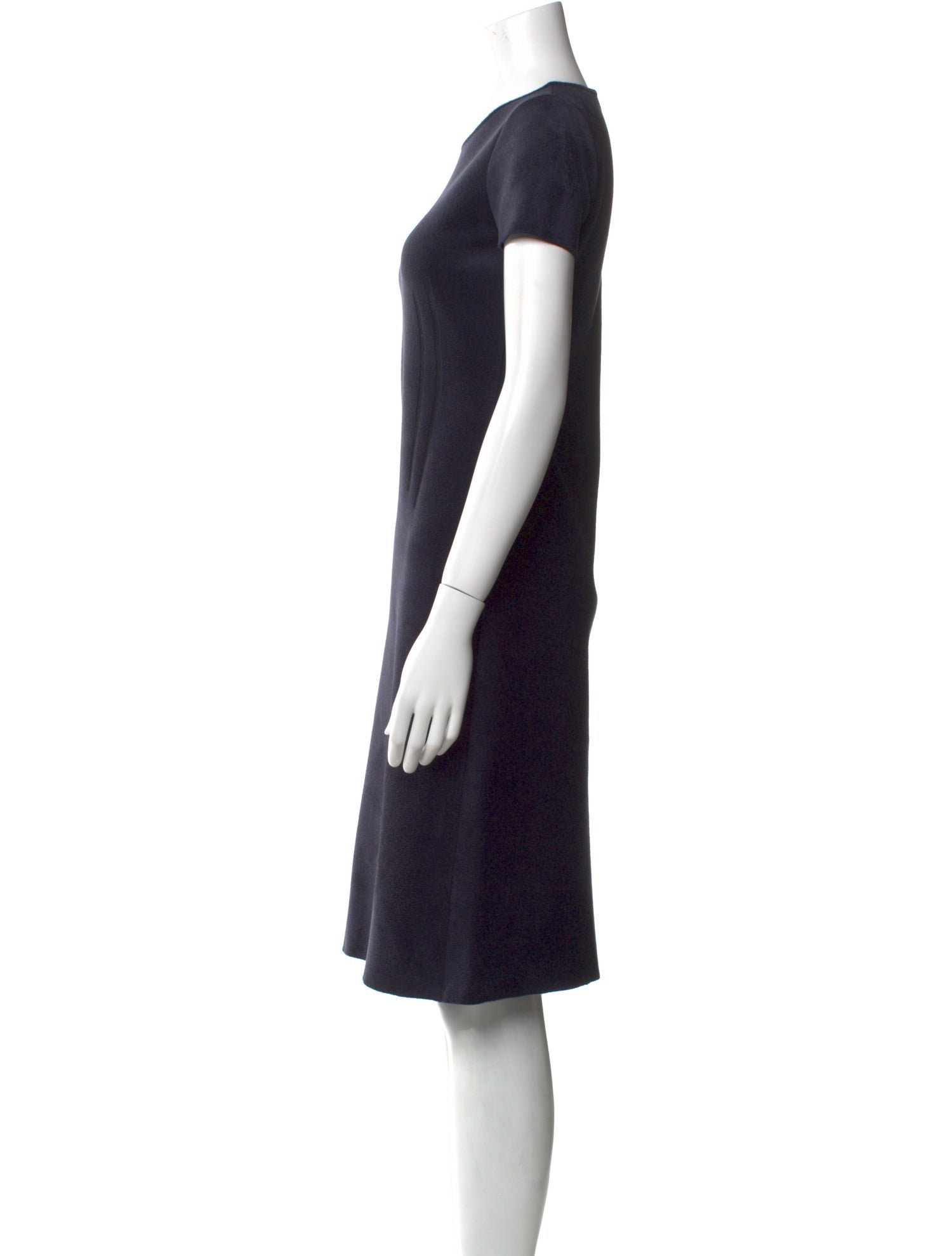 Salvatore Ferragamo Crew Neck Knee-Length Dress