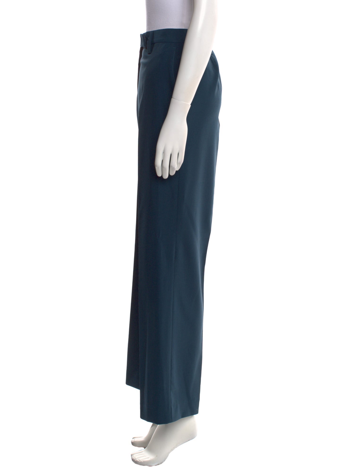 Salvatore Ferragamo Virgin Wool Wide Leg Pants