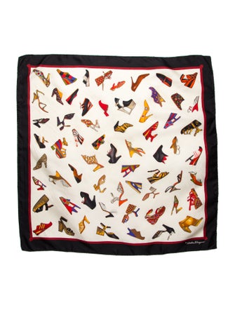 Salvatore Ferragamo Silk Printed Scarf