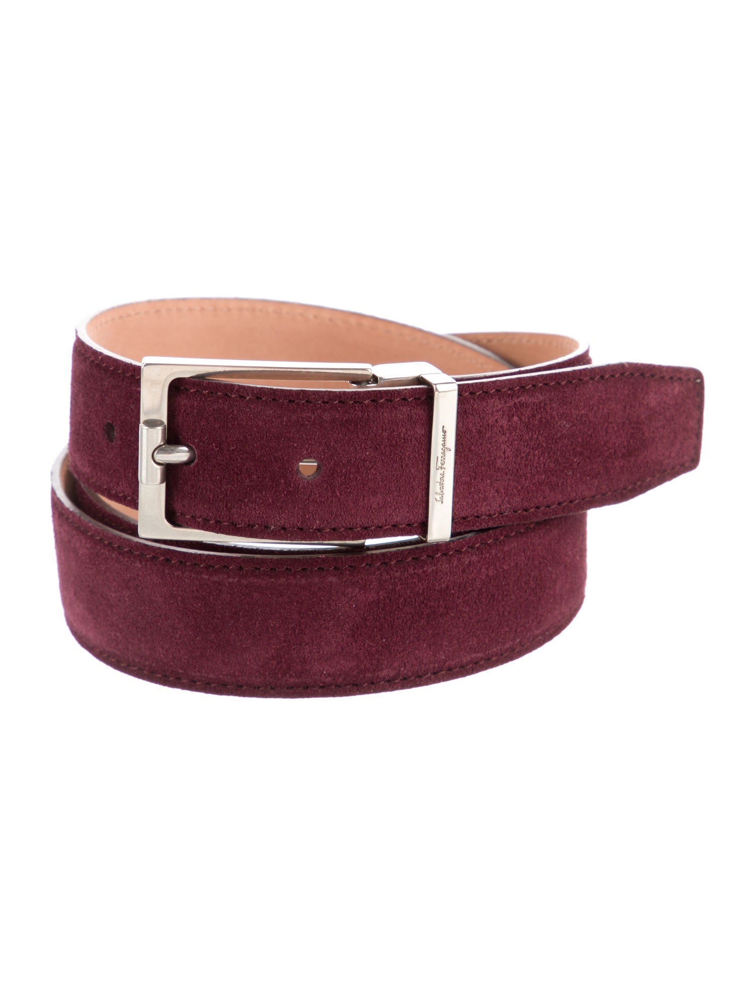 Salvatore Ferragamo Suede Belt