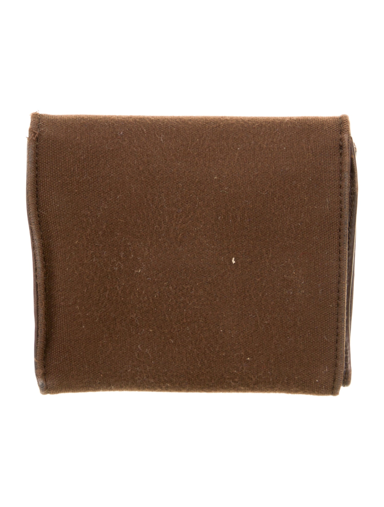 Salvatore Ferragamo Canvas Compact Wallet