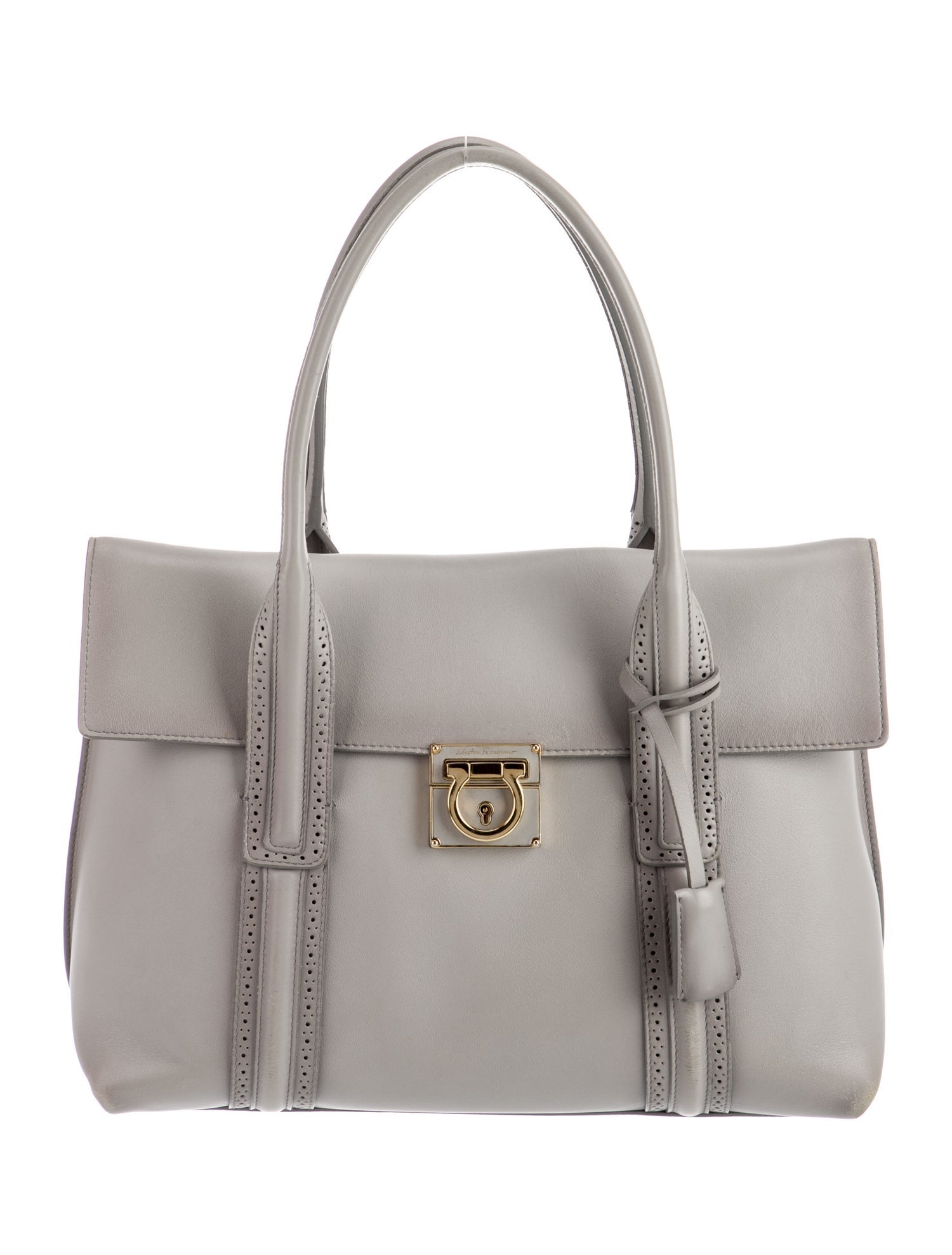 Salvatore Ferragamo Gancio Top Handle Bag