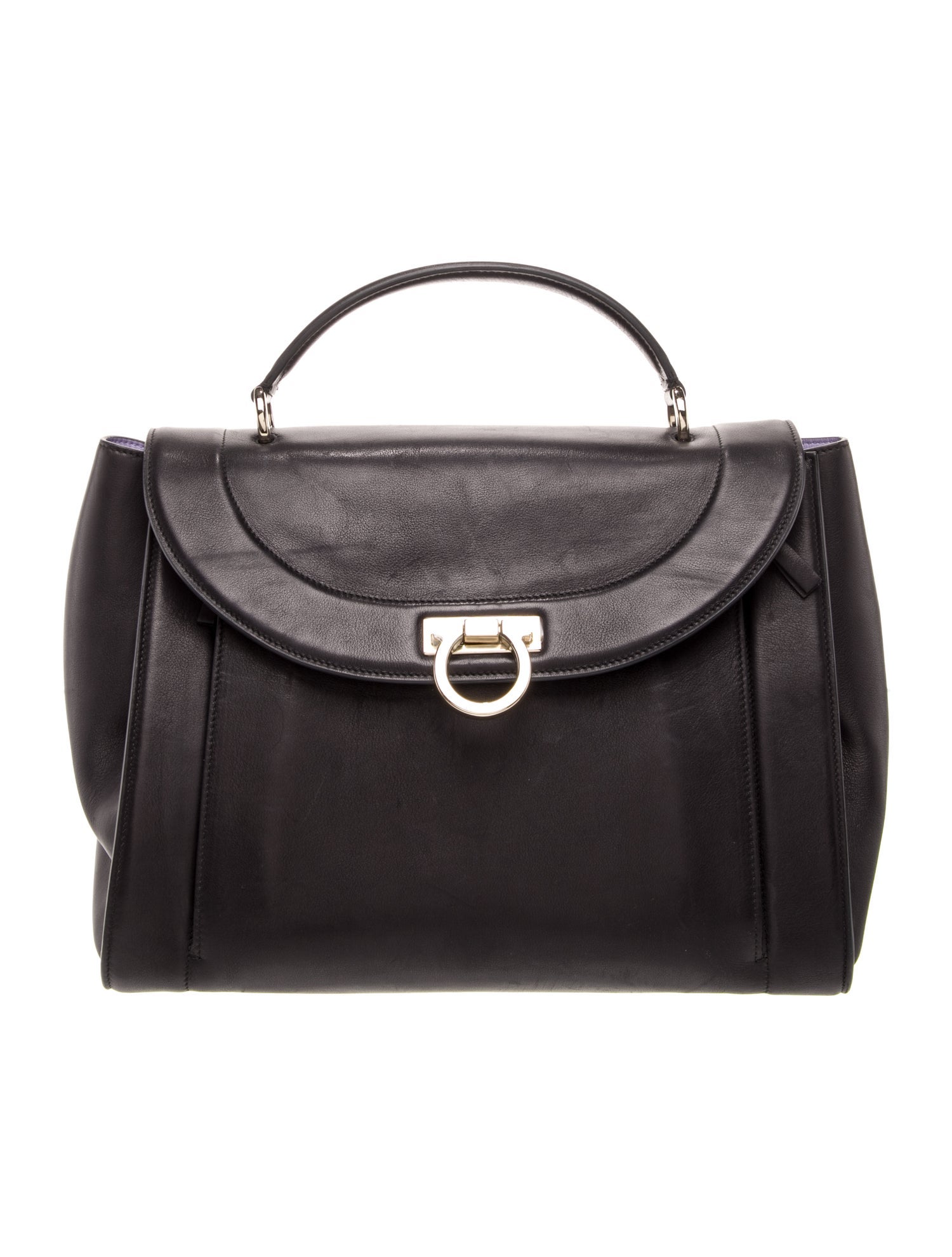 Salvatore Ferragamo Gancini Top Handle Bag