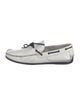 Salvatore Ferragamo Gancini Logo Leather Boat Shoes