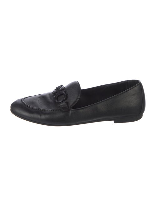 Salvatore Ferragamo Gancini Logo Leather Loafers