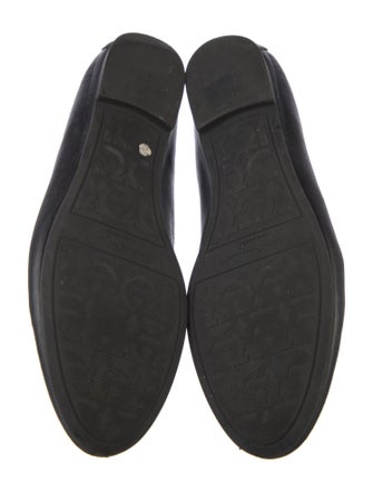 Salvatore Ferragamo Gancini Logo Leather Loafers