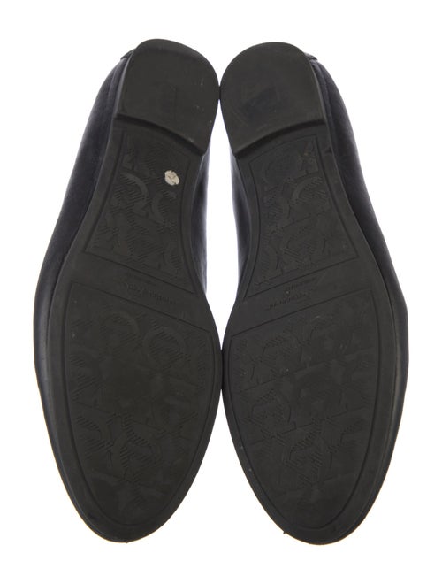 Salvatore Ferragamo Gancini Logo Leather Loafers