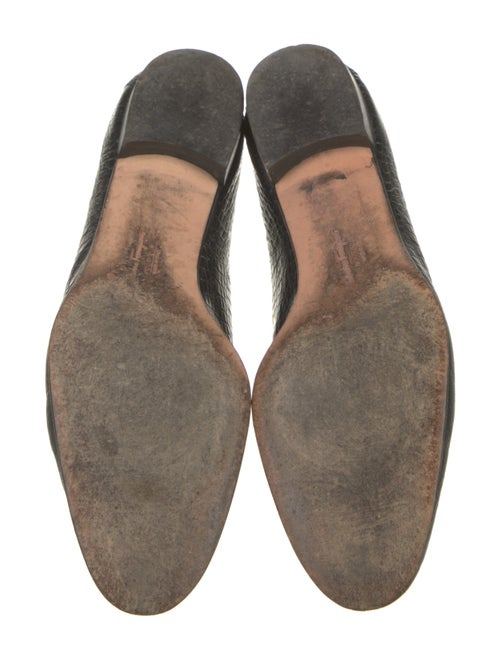Salvatore Ferragamo Leather Animal Print Loafers