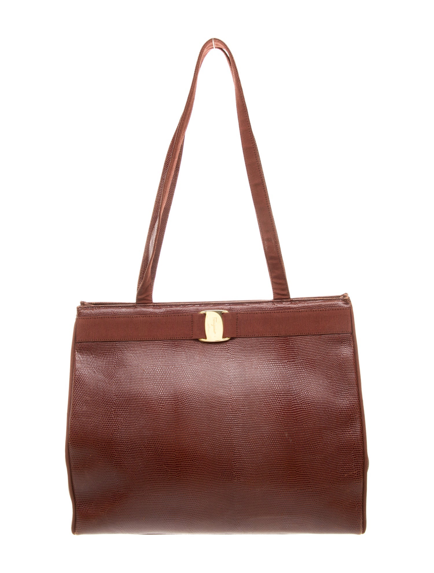 Salvatore Ferragamo Leather Evening Bag