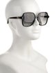 Salvatore Ferragamo Oversize Gradient Sunglasses