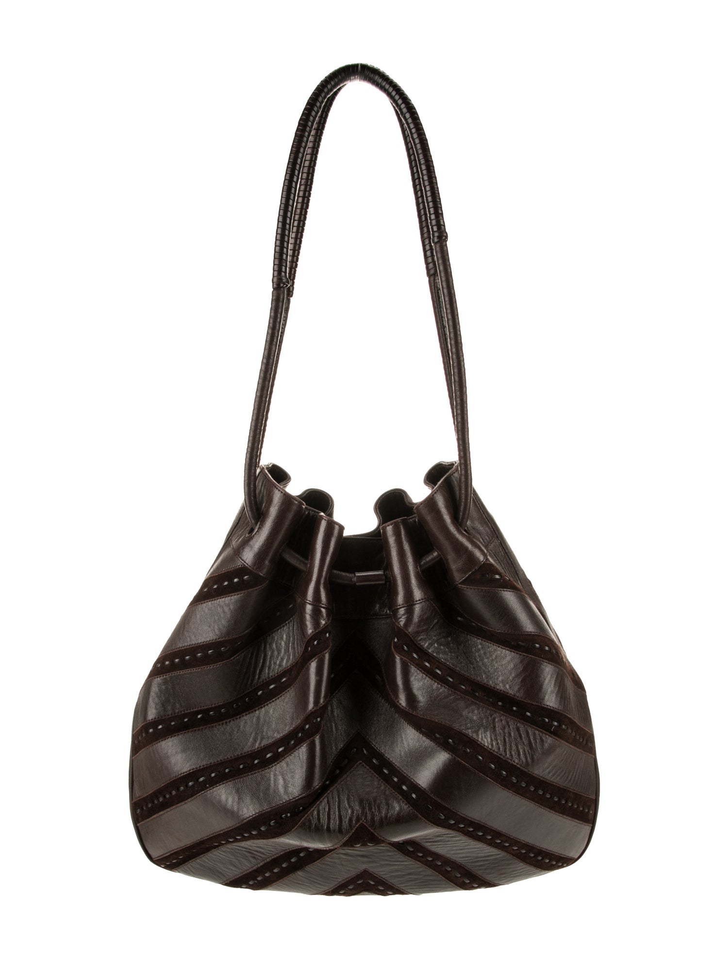 Salvatore Ferragamo Leather Bucket Bag