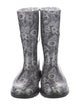 Salvatore Ferragamo Rubber Printed Rain Boots