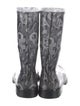 Salvatore Ferragamo Rubber Printed Rain Boots