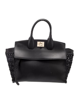 Salvatore Ferragamo Leather Studio Soft Large