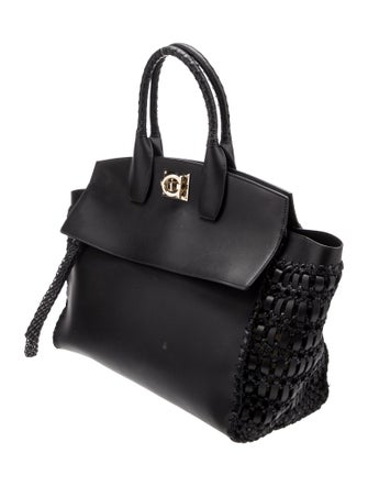 Salvatore Ferragamo Leather Studio Soft Large