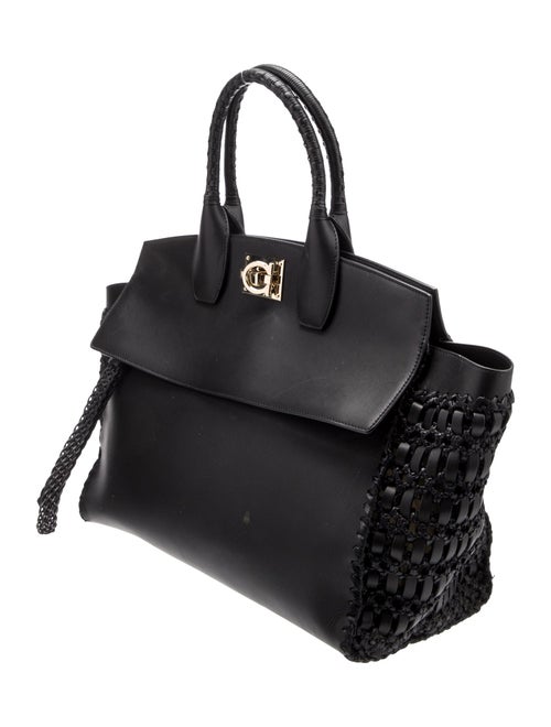 Salvatore Ferragamo Leather Studio Soft Large
