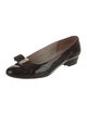 Salvatore Ferragamo Vara Bow Accent Patent Leather Pumps