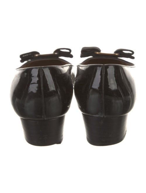 Salvatore Ferragamo Vara Bow Accent Patent Leather Pumps