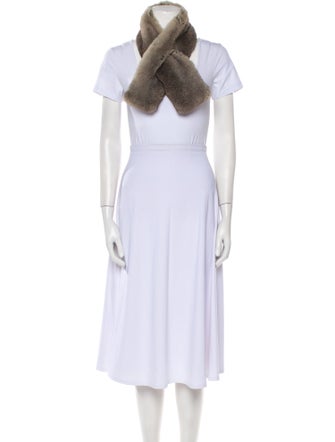 Salvatore Ferragamo Fur Scarf