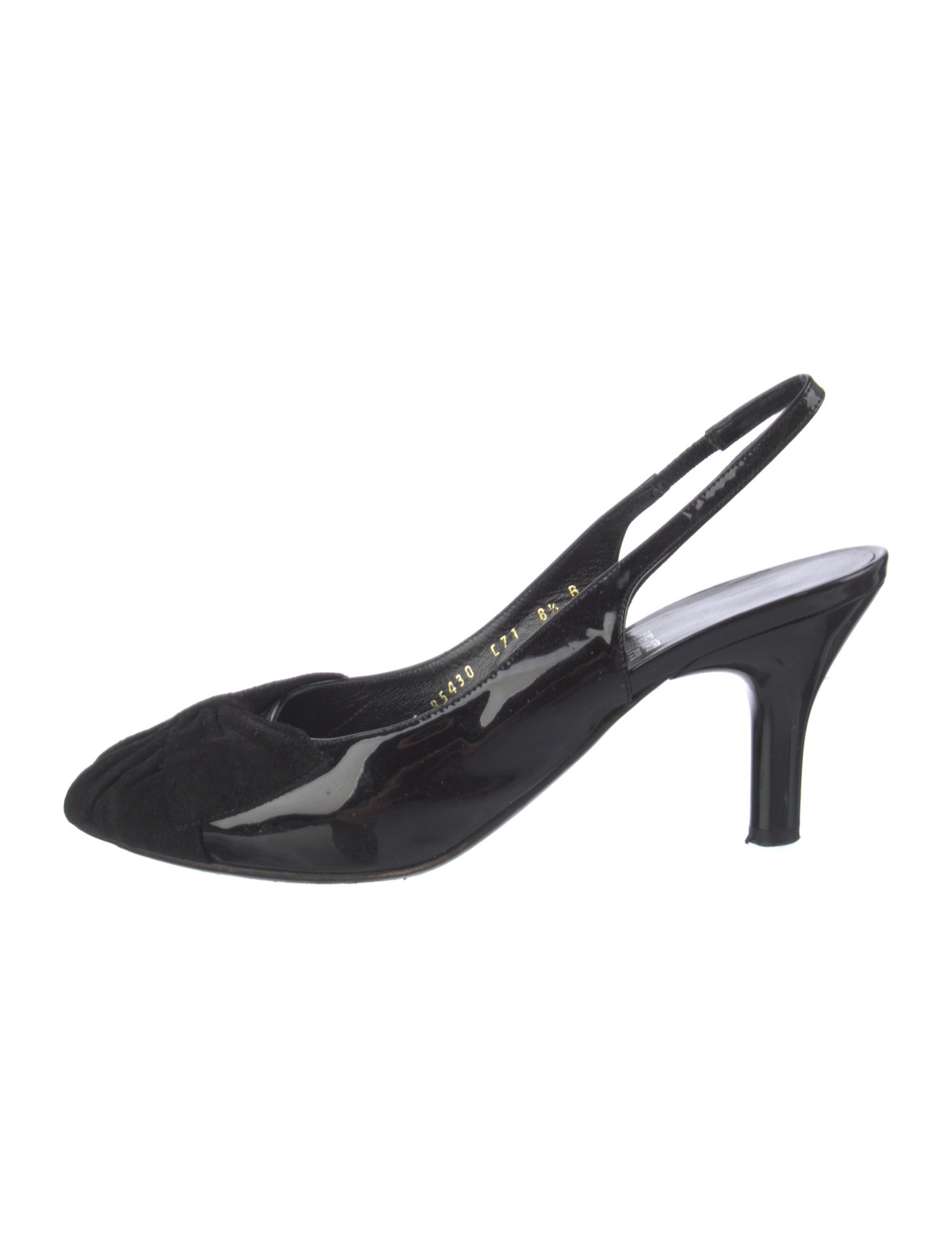 Salvatore Ferragamo Vara Bow Accent Patent Leather Slingback Pumps