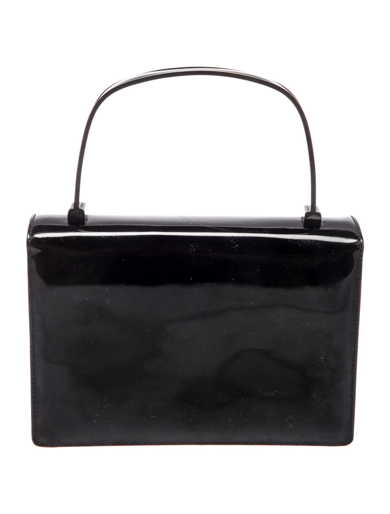 Salvatore Ferragamo Patent Leather Top Handle Bag