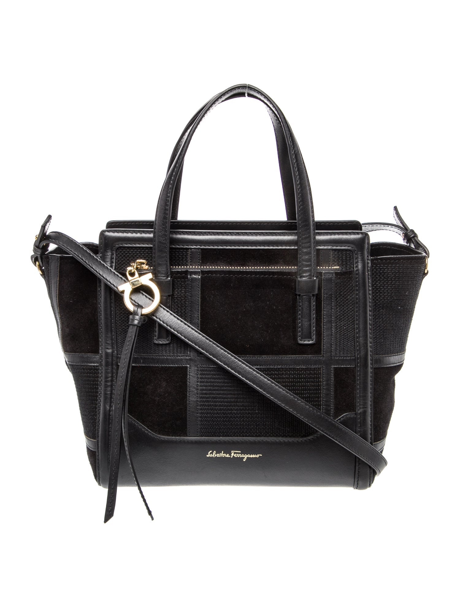 Salvatore Ferragamo Leather Top Handle Bag