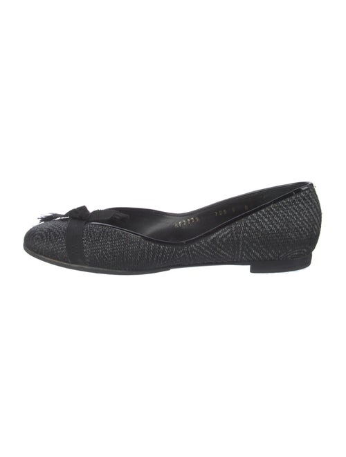Salvatore Ferragamo Grosgrain Trim Flats