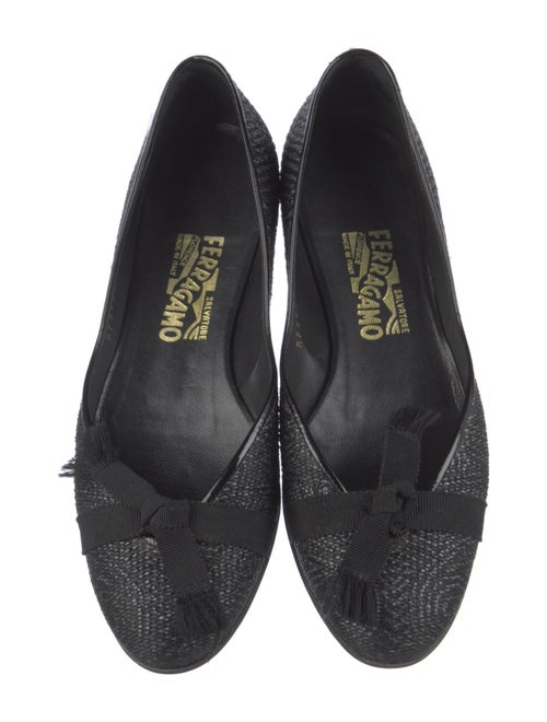 Salvatore Ferragamo Grosgrain Trim Flats