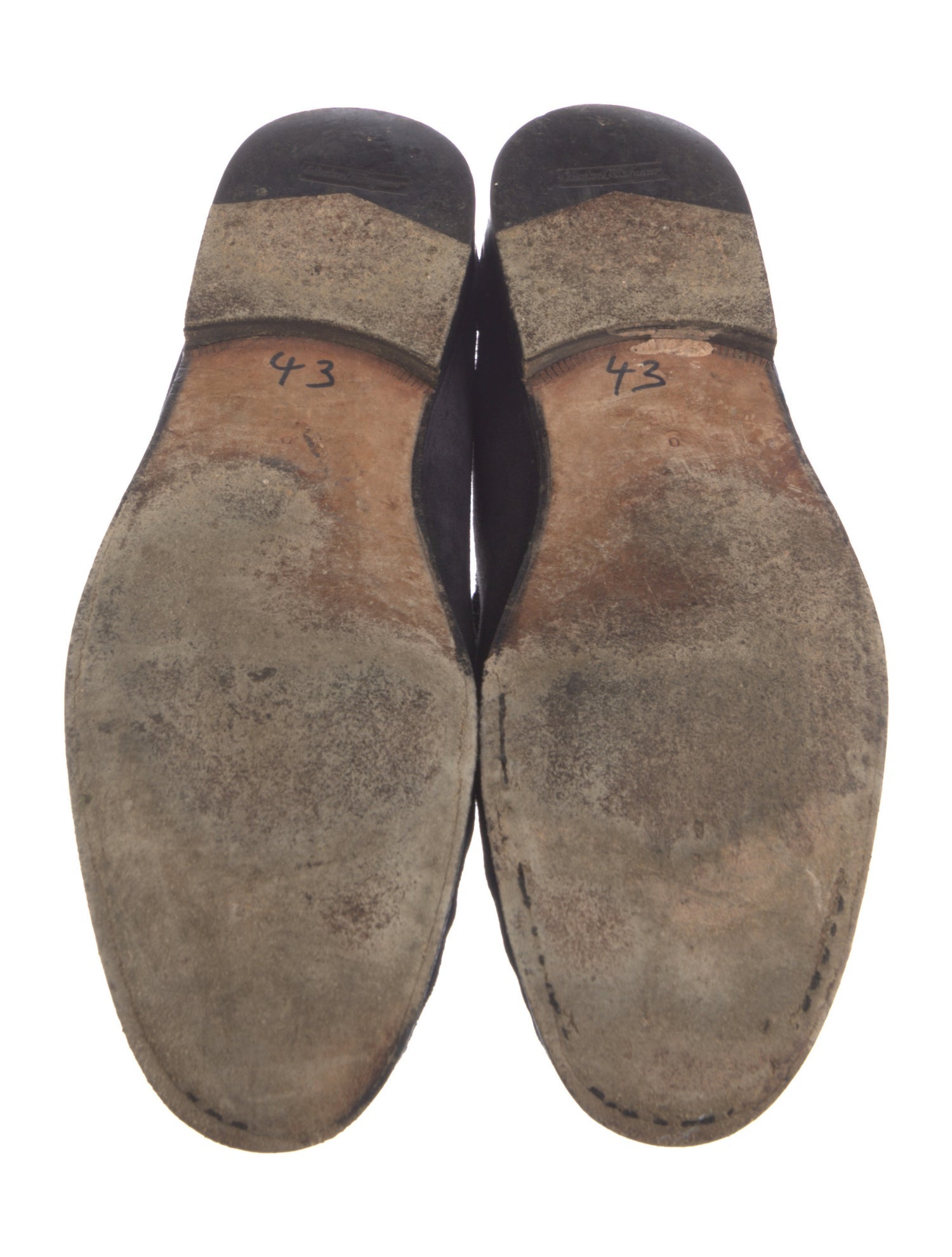 Salvatore Ferragamo Suede Dress Loafers