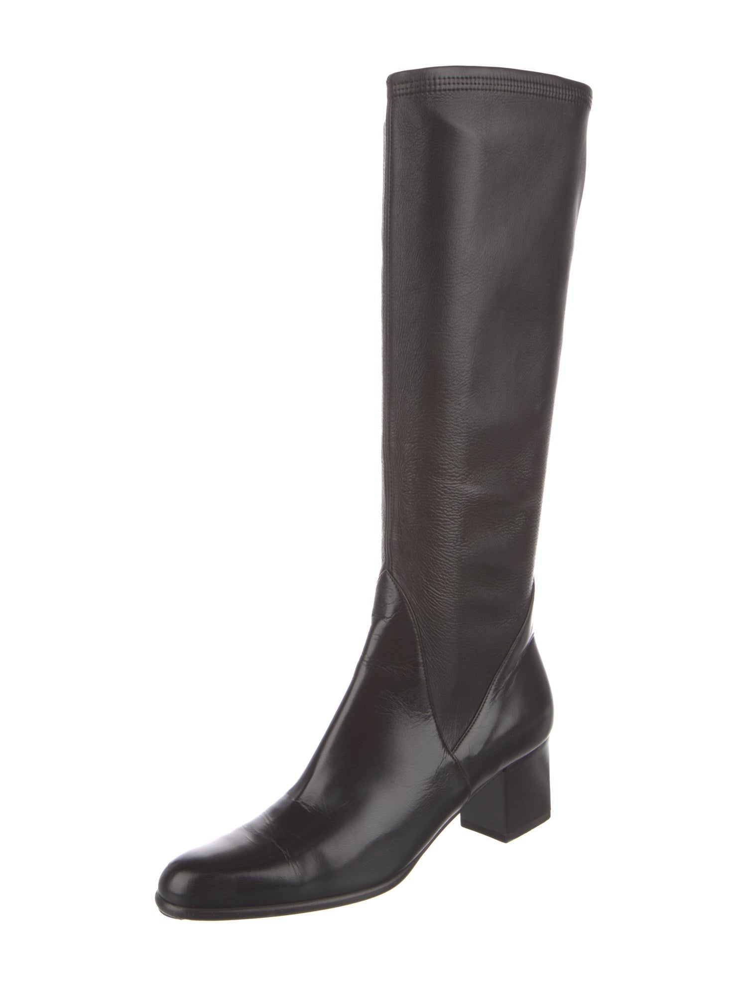 Salvatore Ferragamo Leather Riding Boots