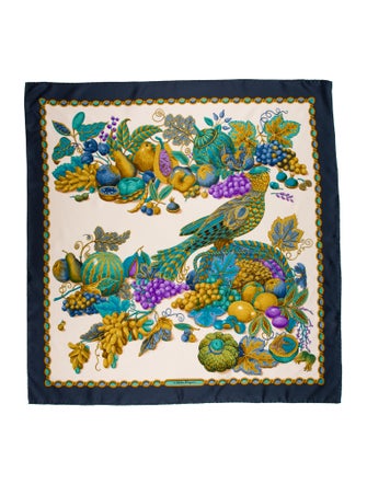 Salvatore Ferragamo Silk Printed Scarf