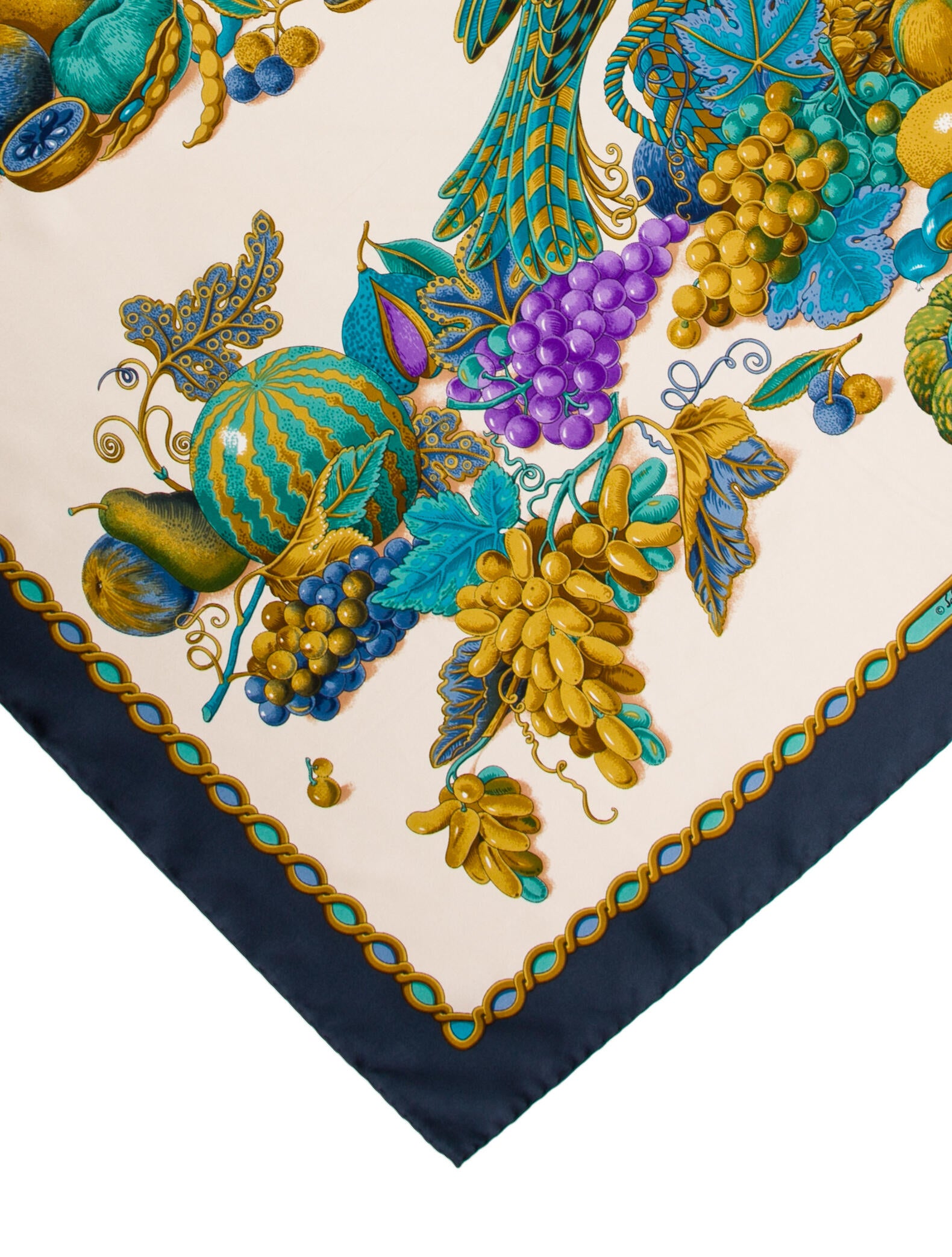 Salvatore Ferragamo Silk Printed Scarf