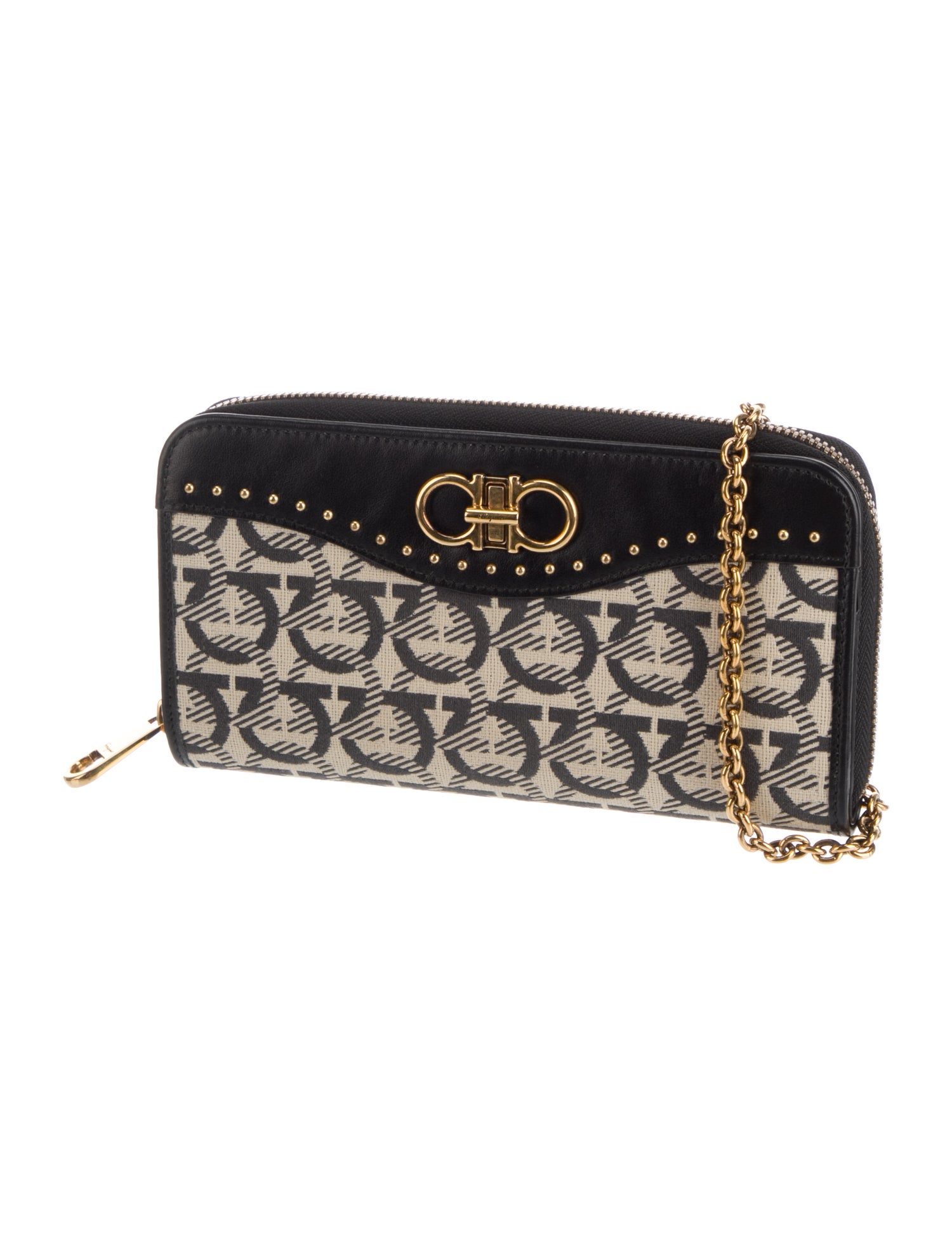 Salvatore Ferragamo Canvas Minaudière