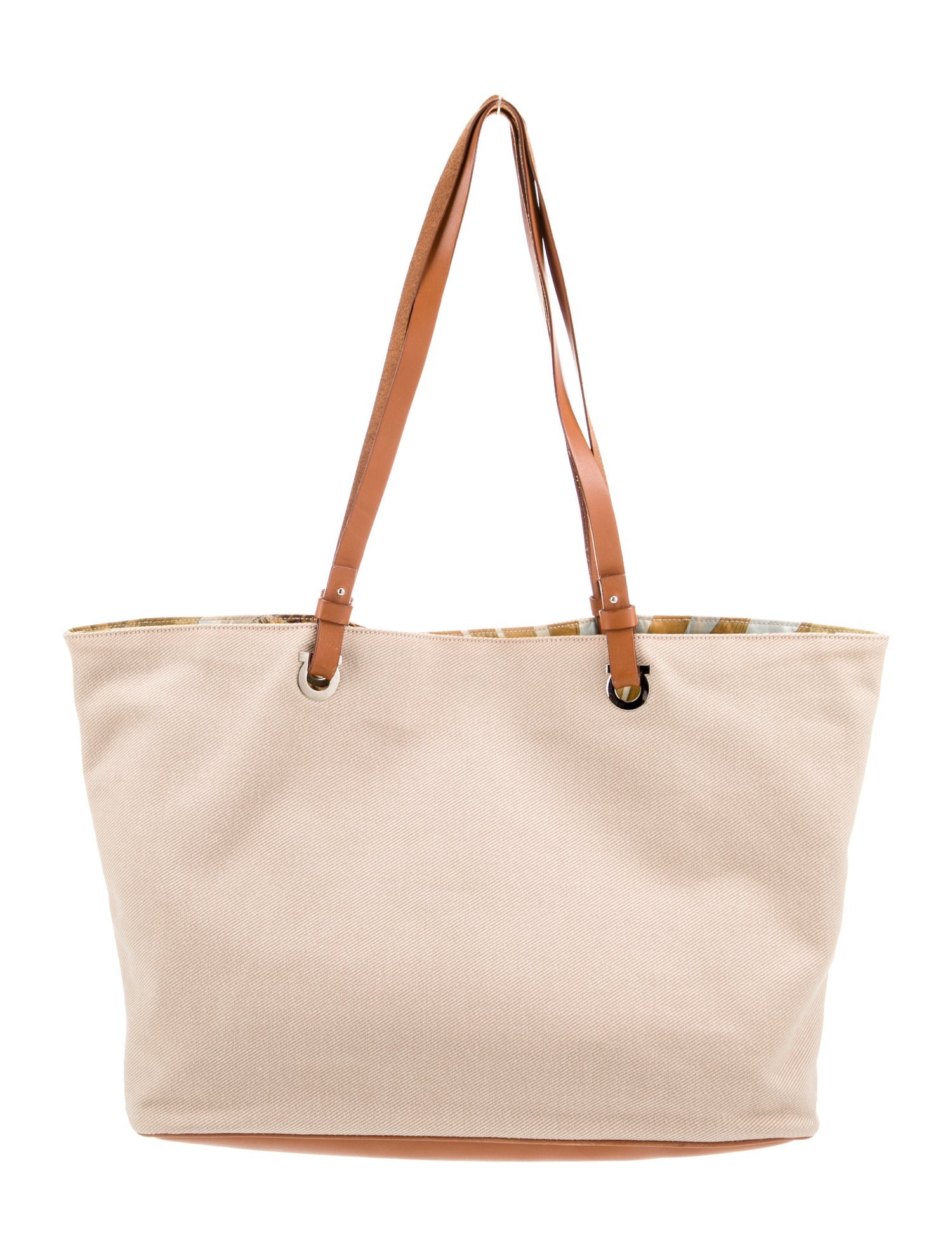 Salvatore Ferragamo Canvas Tote