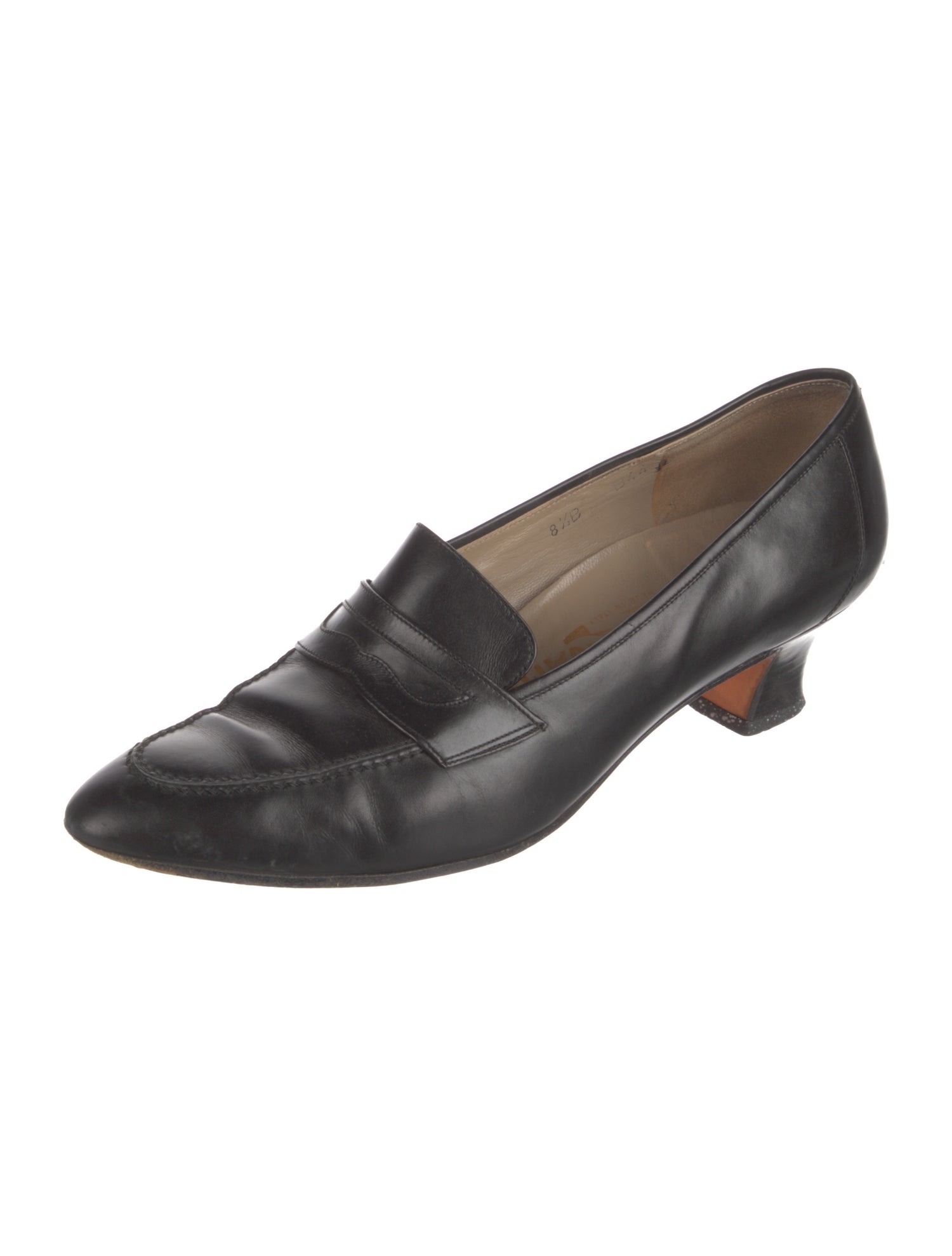 Salvatore Ferragamo Vintage Leather Pumps