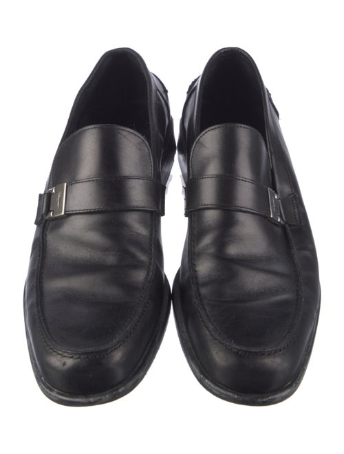 Salvatore Ferragamo Leather Monk Straps