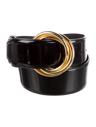 Salvatore Ferragamo Patent Leather Belt