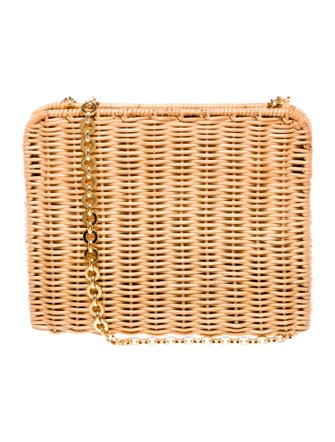Salvatore Ferragamo Rattan Crossbody Bag