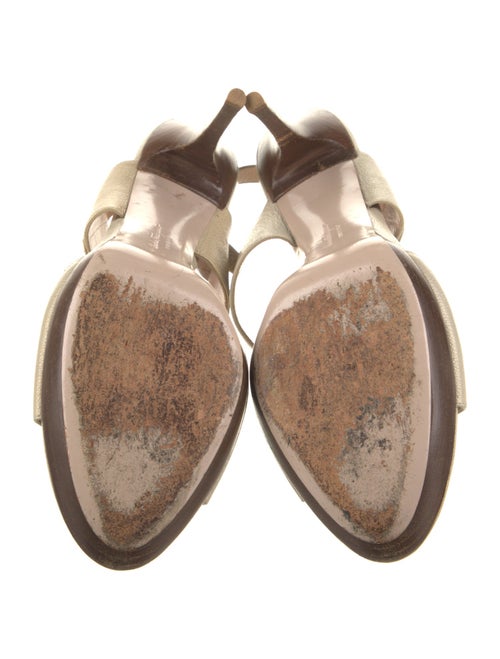 Salvatore Ferragamo Leather Slingback Sandals