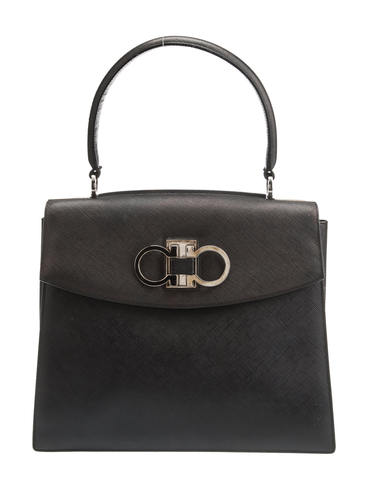 Salvatore Ferragamo Gancini Top Handle Bag