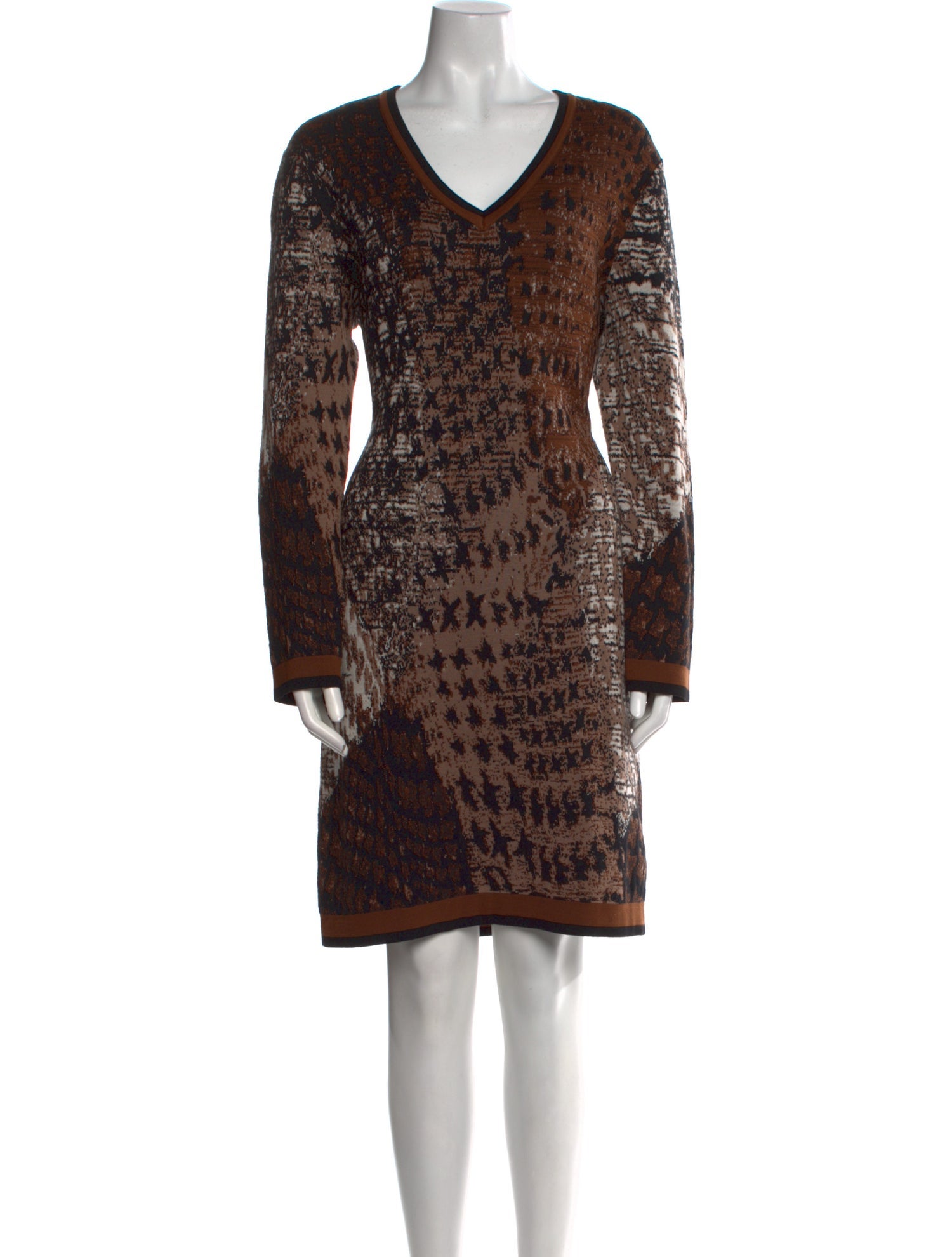 Salvatore Ferragamo Wool Knee-Length Dress