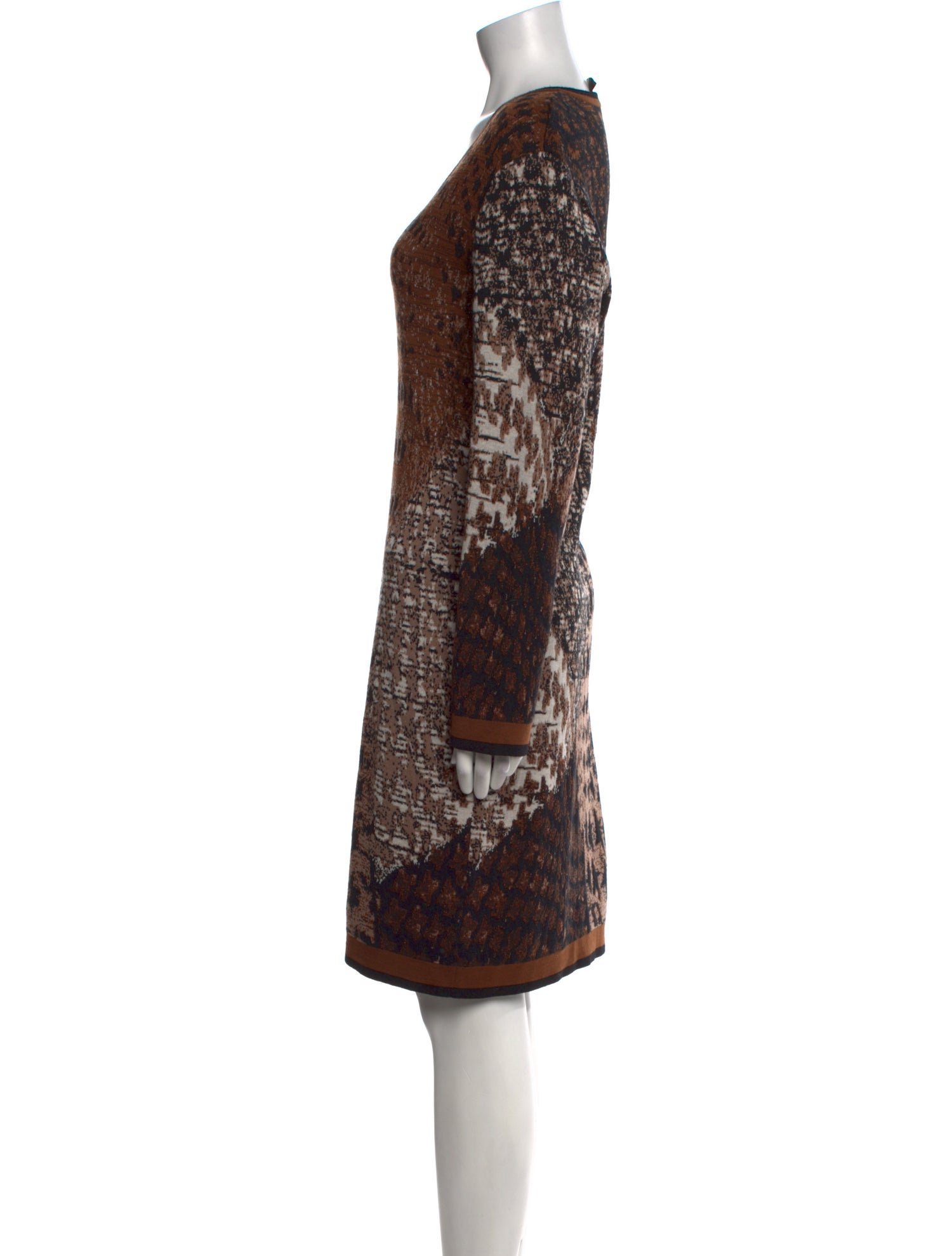 Salvatore Ferragamo Wool Knee-Length Dress