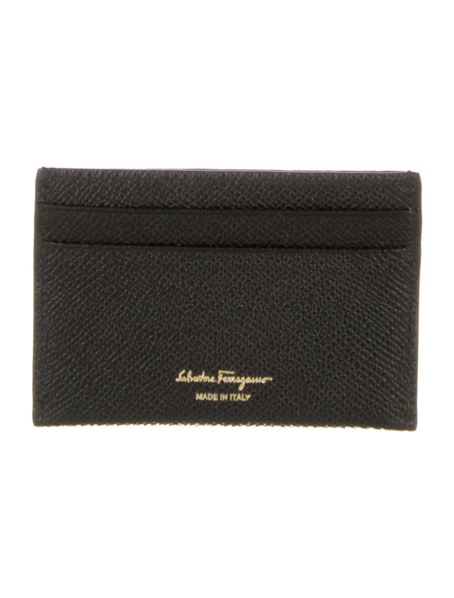 Salvatore Ferragamo Leather Card Holder
