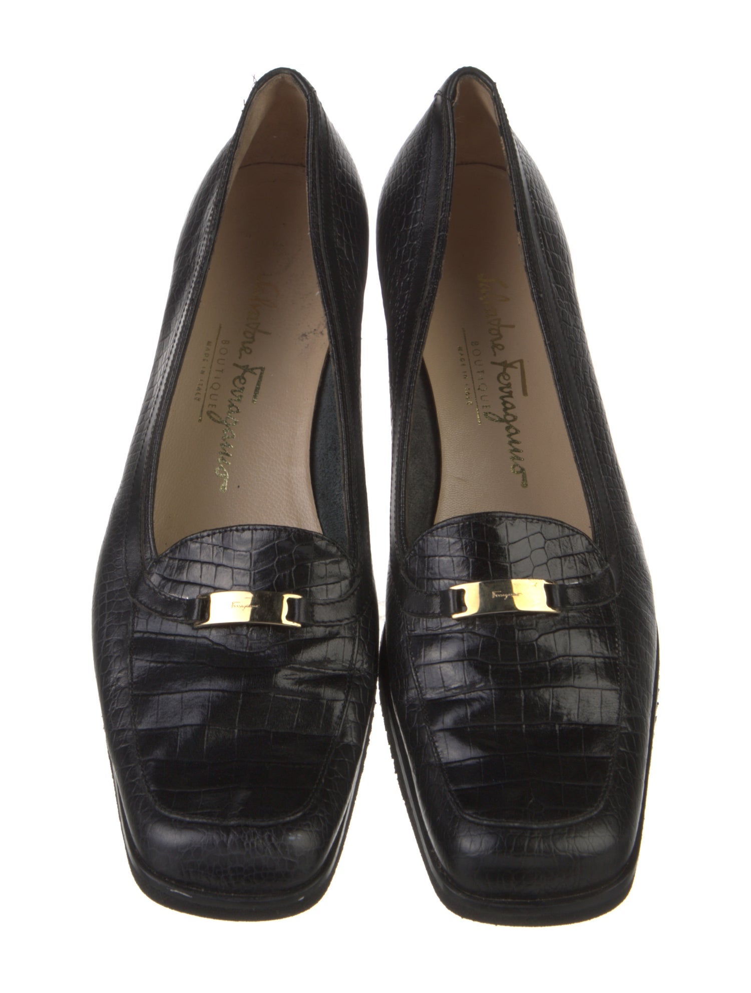 Salvatore Ferragamo Leather Pumps