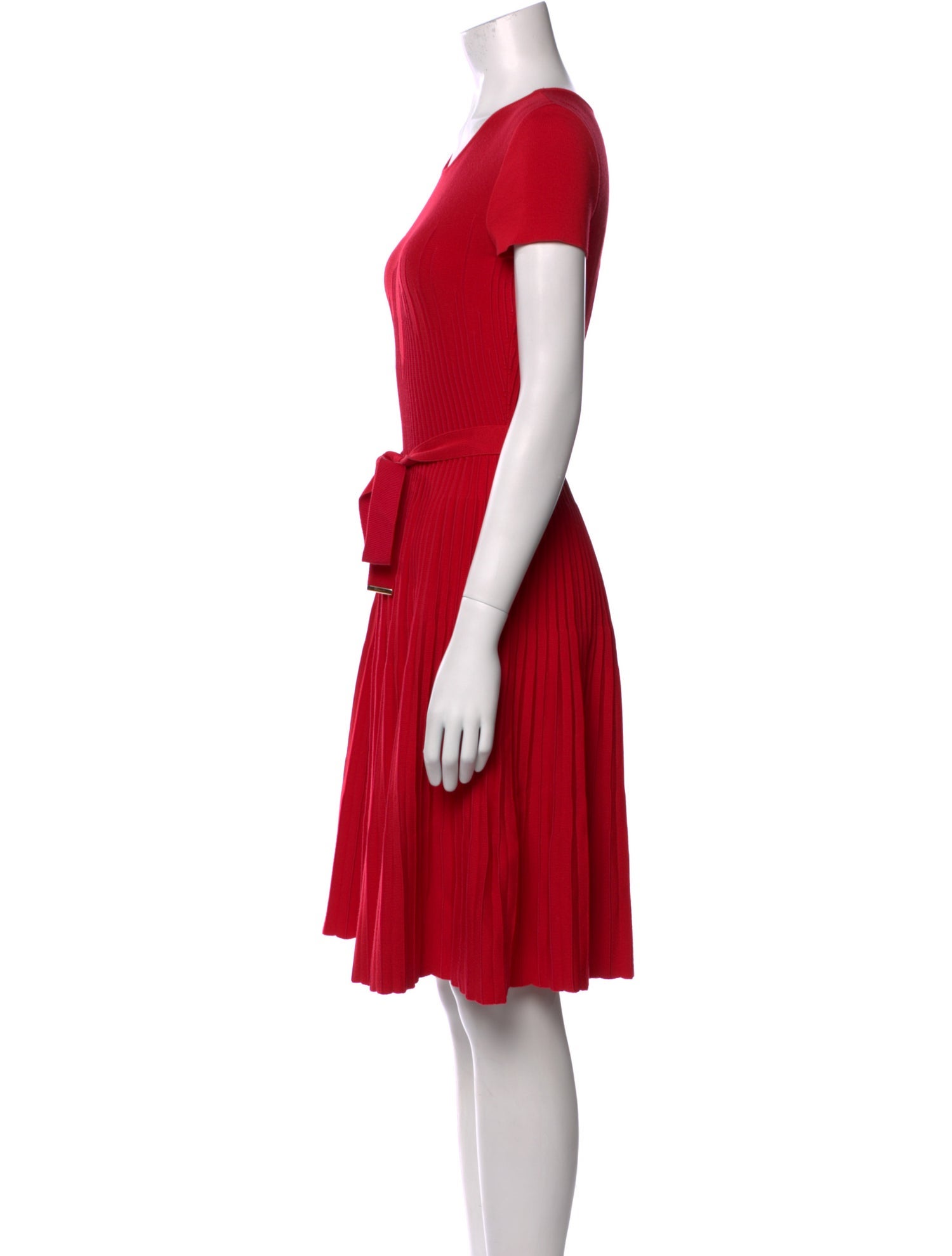 Salvatore Ferragamo Virgin Wool Knee-Length Dress