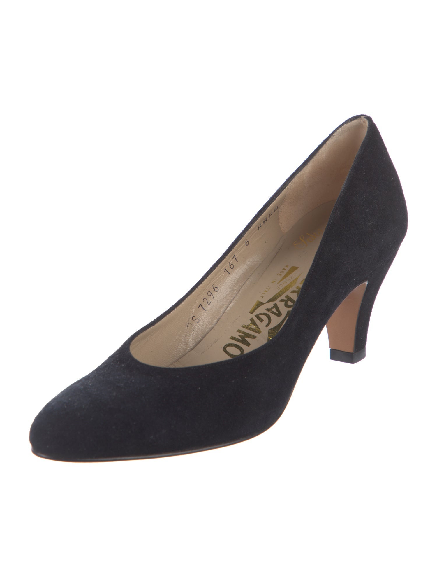 Salvatore Ferragamo Suede Pumps