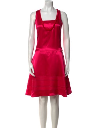 Salvatore Ferragamo Silk Knee-Length Dress