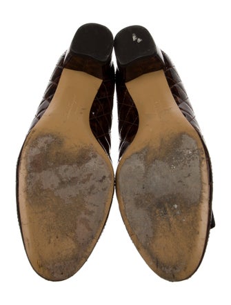 Salvatore Ferragamo Vara Bow Accent Patent Leather Ballet Flats