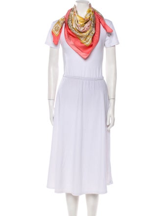 Salvatore Ferragamo Silk Printed Scarf