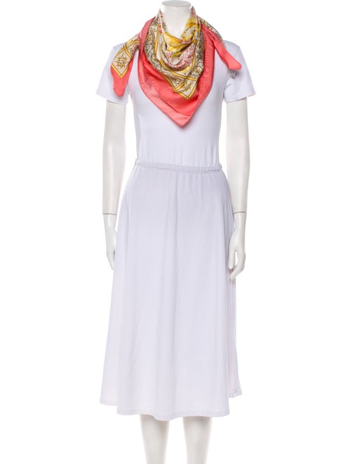 Salvatore Ferragamo Silk Printed Scarf